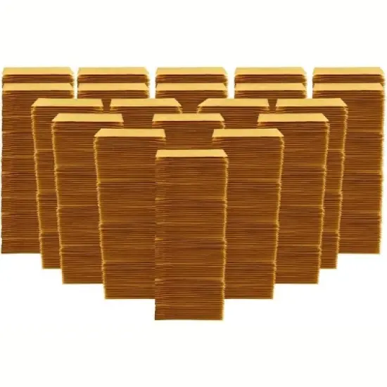 UOFFICE Pack of 2000 Bulk Kraft Bubble Mailers 4" x 8" - #000 Self-Sealing Padded Envelopes image {3}