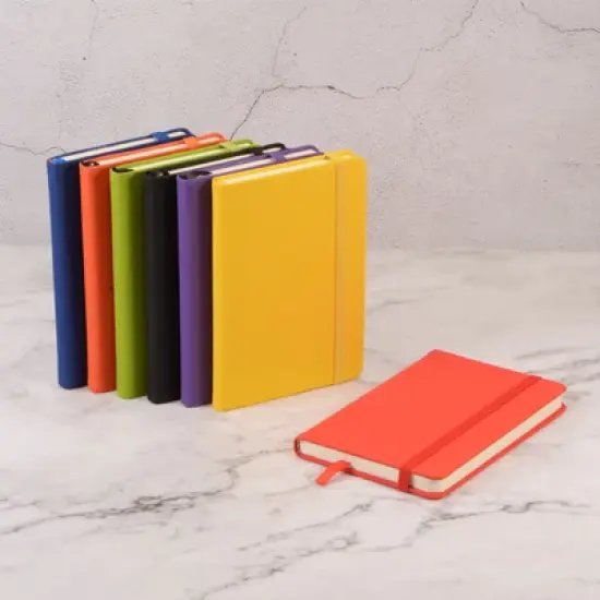 Unique Bargains Hardcover A6 Lined Office Writing Journal Notebook 160 Pages 2 Pcs image {4}