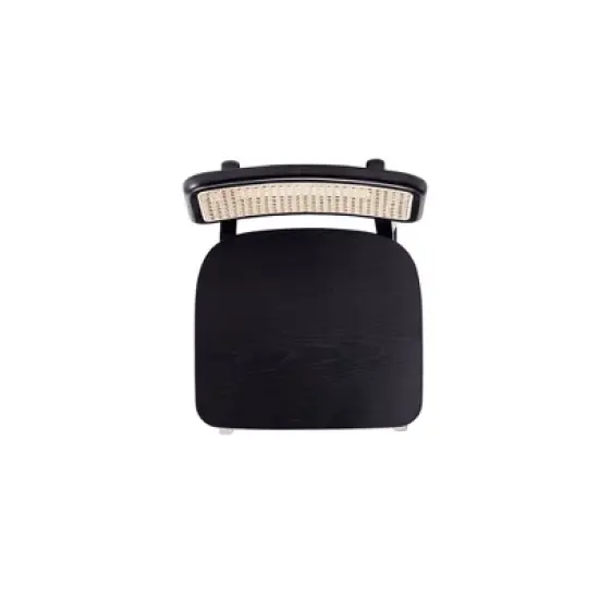 Versailles Wood Counter Height Barstool Black/Natural - Manhattan Comfort image {8}