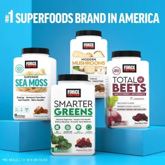 Force Factor Amazing Ashwa Dietary Supplements Soft Chews - Triple Berry - 60ct image {5}