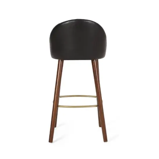 2pc Cullimore Contemporary Channel Stitch Counter Height Barstools - Christopher Knight Home image {6}