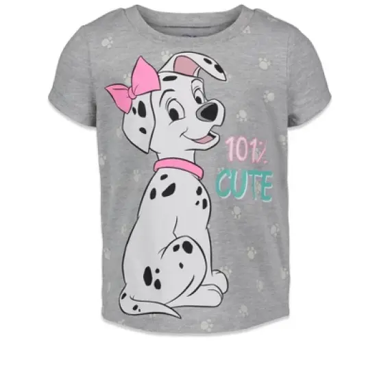 Disney Classics Lady and the Tramp Girls 3 Pack Graphic T-Shirts Little Kid to Big Kid image {3}