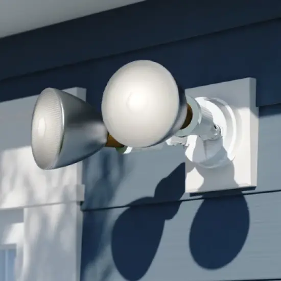 VAXCEL 2 Light Outdoor Security Flood Light with Adjustable Heads - Switch Controlled image {16}