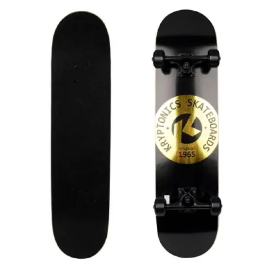 Kryptonics 31" Skateboard - Black image {2}