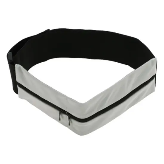 Unique Bargains Portable Double Pocket Running Waist Pack 1 Pc image {6}