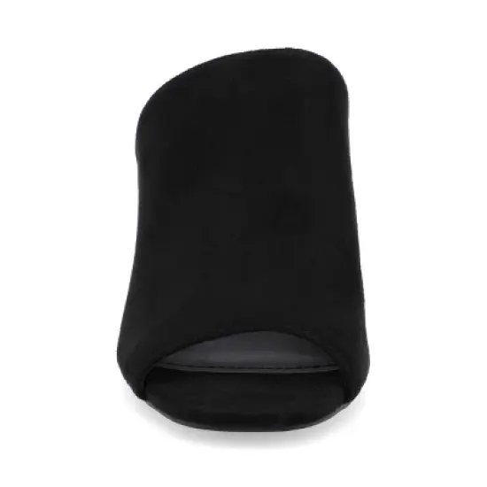 Journee Collection Womens Adelaide Peep Toe Slip On Block Heel Sandals image {5}