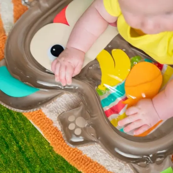 Bright Starts Tummy Time Water Mat - Hungry Monkey image {7}