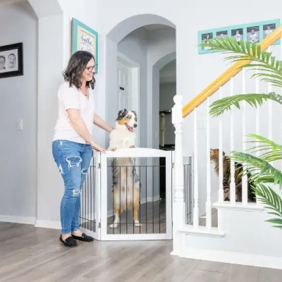Primetime Petz Connect-a-Gate-Universal Wall Mount Kit for Wooden Pet Gates Secure Boundaries and Peace of Mind,Freedom for Your Furry Friends image {7}