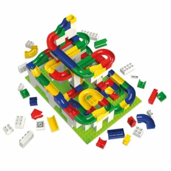 Hubelino Marble Run - 200-Piece Big Building Box image {2}