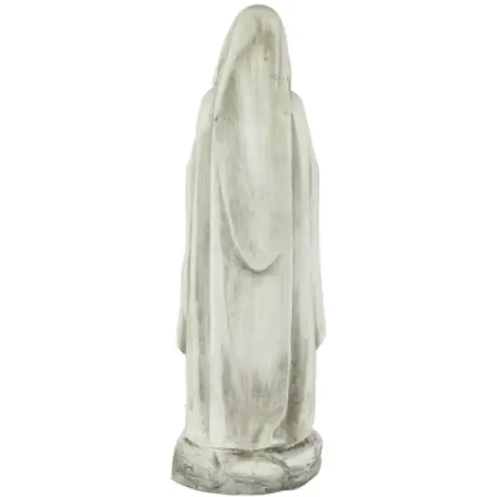 Northlight 27.75" Praying Religious Virgin Mary Outdoor Patio Garden Statue - Ivory image {4}