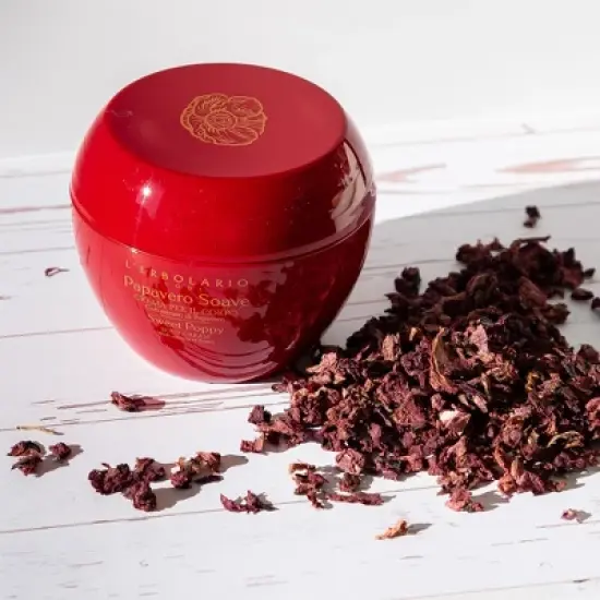 L'Erbolario Sweet Poppy Body Cream - Body Cream for Dry Skin - 6.7 oz image {1}