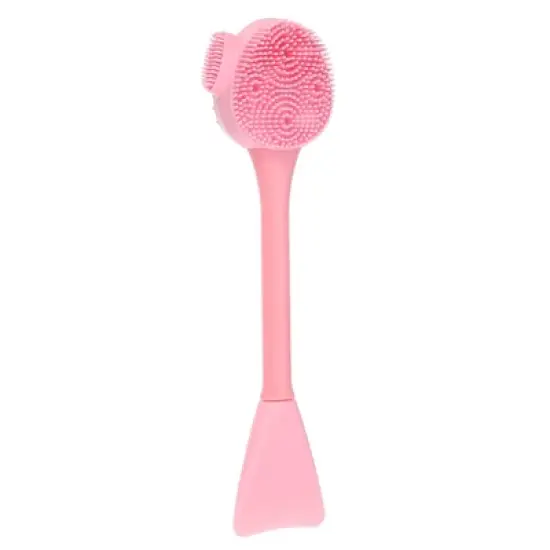 Unique Bargains Silicone Multifunction Handheld Facial Cleansing Brush 6.1"x1.57" 1 Pc image {6}