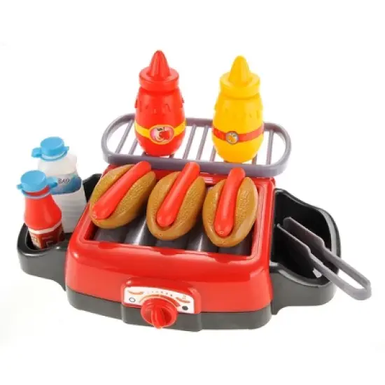 Link Little Chef Hot Dog Roller Grill, Electric Stove Play Set, Food Kitchen Appliance, Kids Food Pretend Play image {3}