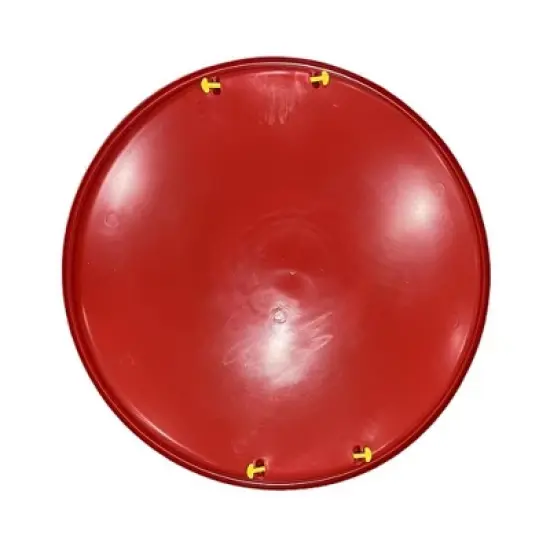 Babybird Investments Super Saucer 28 Inch Round Snow Sled | Red | Manufactured here in the USA image {2}
