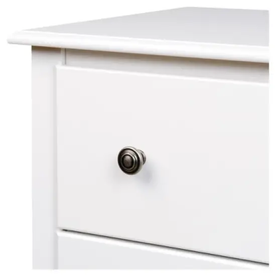 Monterey 3 Drawer Nightstand - White - Prepac image {1}