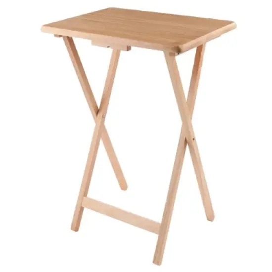 4pc Alex Snack Table Set Natural - Winsome image {9}