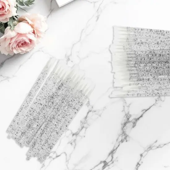 Unique Bargains Disposable Eyeliner Brush 50 Pcs image {3}