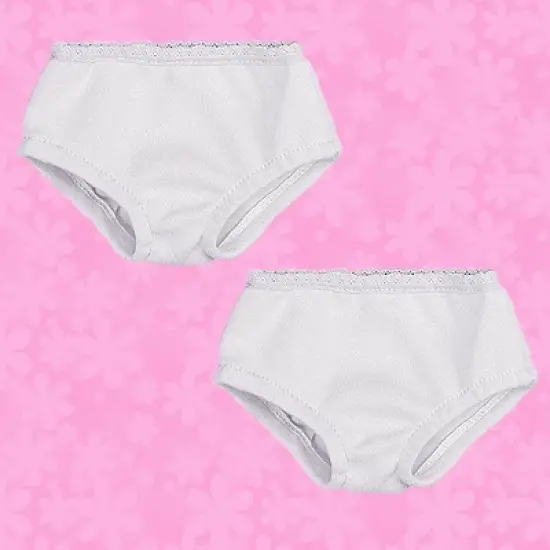 Sophia's - 18" Doll - Set of 2 Underwear - White image {1}