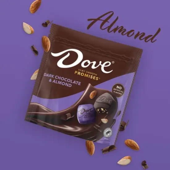 Dove Promises Dark Chocolate & Almond Candy - 6.74oz image {2}