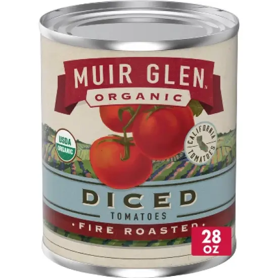 Muir Glen Organic Fire Roasted Diced Tomatoes image {9}