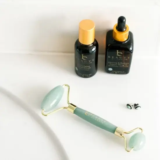 Beauty by Earth Jade Roller Face Roller Skin Care Tools, Face Massager Roller image {4}