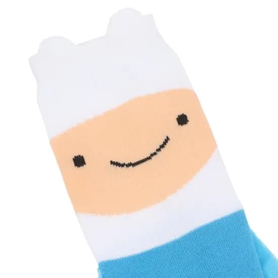 Adventure Time Finn and Jake Holding Hands Womens Casual Crew Socks image {3}
