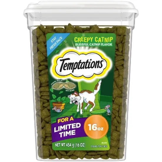 Temptations Creepy Catnip Haunted House Halloween Cat Treats - 16oz image {11}