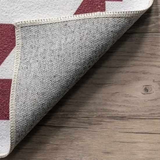 nuLOOM Peri Machine Washable Kids Alphabet Nursery or Playroom Area Rug image {3}