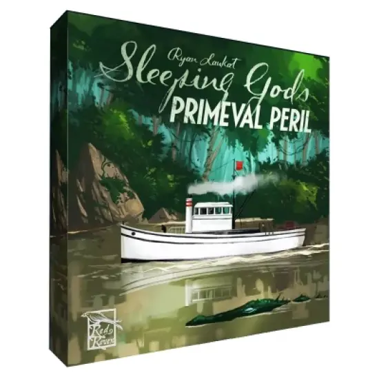 Red Raven Games Sleeping Gods Primeval Peril Board Game: Cooperative Strategy for 1-4 Players, Problem Solving image {6}