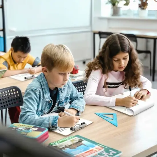 SCRIBBLEDO Dry Erase Clipboard Pack of 6 with Erasers &ndash; Reusable Whiteboard Clipboards for Students Teachers Classrooms & Office Use image {1}