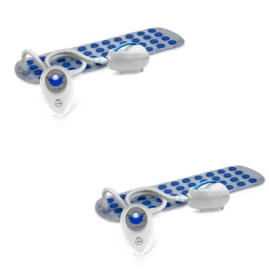SereneLife PHSPAMT24HT Therapeutic Bathtub Spa Mat Pad Massager with Built-In Heater and Massaging Air Bubbles Bath Tub Body Massage Therapy (2 Pack) image {3}
