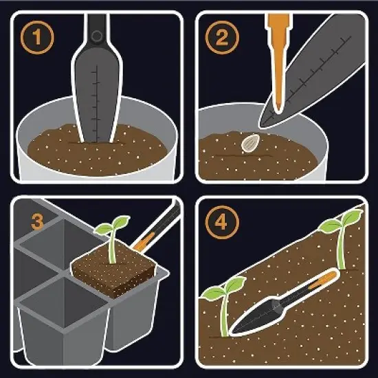 Fiskars 3" Seed Metal Hand Trowel image {7}