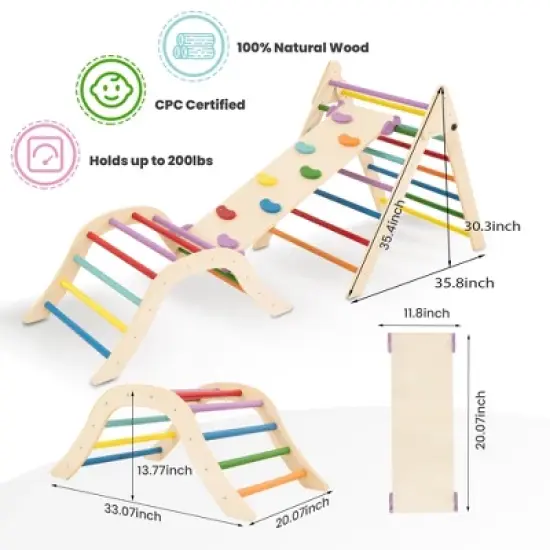 TopComfy Baby and Toddler Learning Toy, Educational Play Sets for Early Development, Sensory Stimulation Interactive Fun, Pink, 33.07&rdquo;*20.07&rdquo;*13.77" image {1}