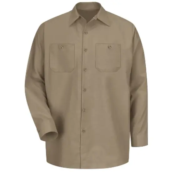 Red Kap&reg; Men's Long Sleeve Industrial Work Shirt image {15}