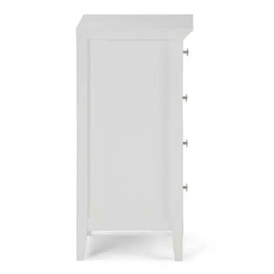 Normandy Four Drawer Floor Storage Bath Cabinet White - WyndenHall image {5}