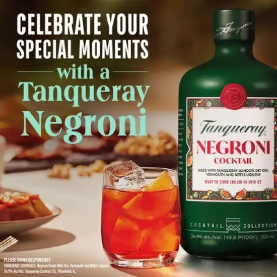 Tanqueray Ready To Drink Negroni Cocktail - 375ml Bottle image {4}