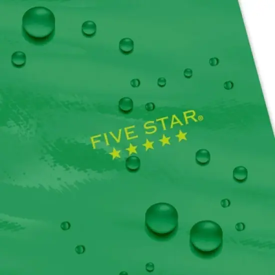 Five Star Active Subject Wide Ruled Notebook 80ct Green image {5}
