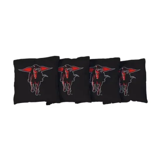 NCAA Texas Tech Red Raiders Corn-Filled Cornhole Bags - Black image {1}