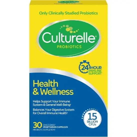 Culturelle - Probiotics Health & Wellness 15 Billion CFUs, 30 Count image {7}