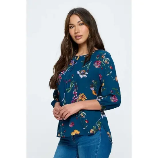 WEST K Women's Sophia Three Quarter Sleeve Blouse image {3}