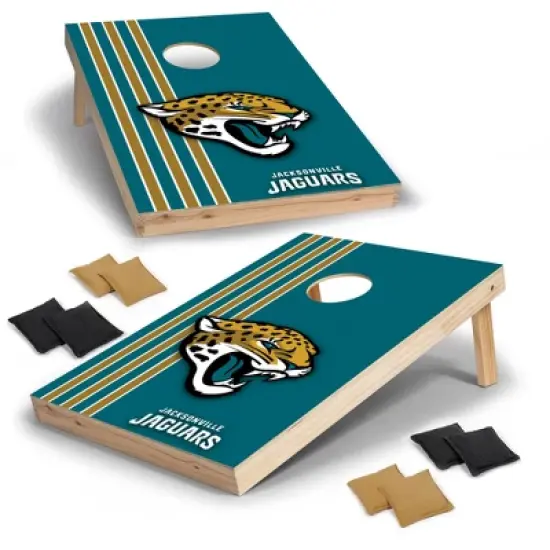 NFL Jacksonville Jaguars 2'x3' Wood Cornhole Set image {7}