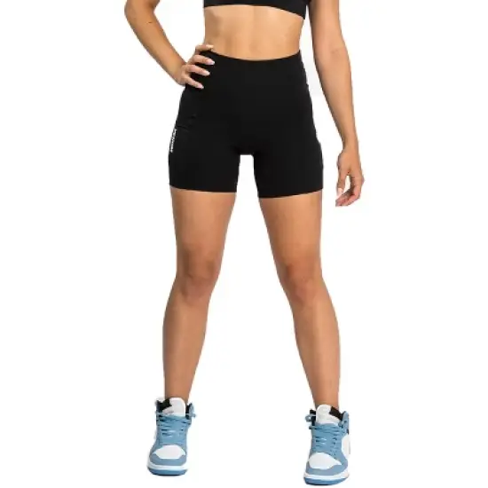 Venum Women's Essential Biker Shorts - Black image {4}