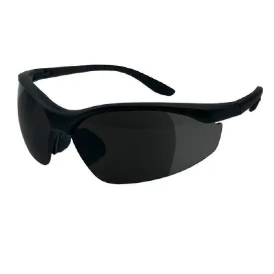 grinderPUNCH Full Lens Magnification Safety Glasses with Black Frame  Clear Lens   Magnifying Reading Eyewear image {6}