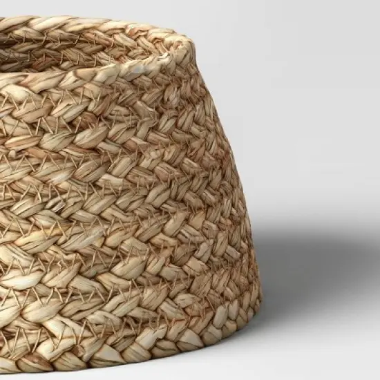 7" Natural Grass Woven Mini Christmas Tree Collar - Wondershop&trade;: Wicker Style image {2}