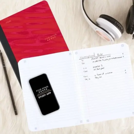 Five Star Active Comp Book Red Wide Ruled 80ct image {5}