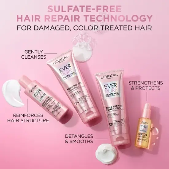 L'Oreal Paris EverPure Sulfate Free Bond Repair Pre Shampoo Treatment - 5.1 fl oz image {3}