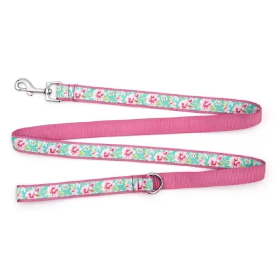 The Worthy Dog Watercolor Floral Dog Leash image {3}