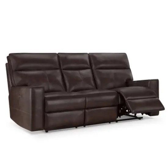 Easley Leather Power Reclining Sofa - Abbyson Living image {7}
