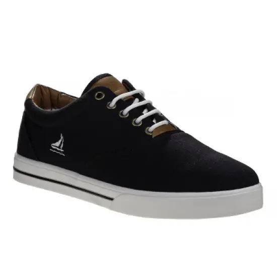 Sail Men's Canvas Sneakers featuring lace-up vamp image {5}