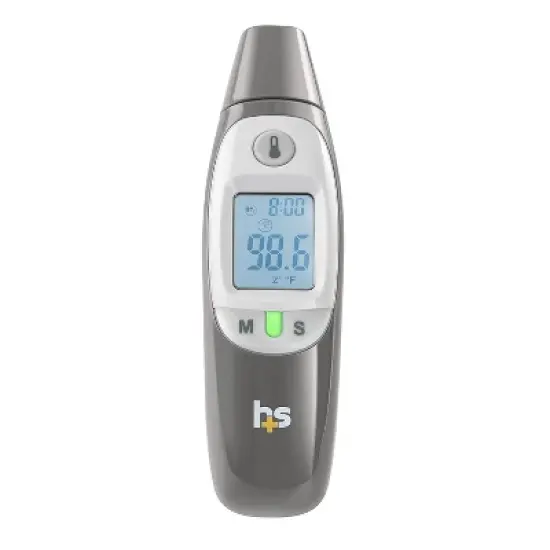 HealthSmart Infrared Digital Ear Thermometer, Instant Read, FSA/HSA Eligible, Grey image {3}